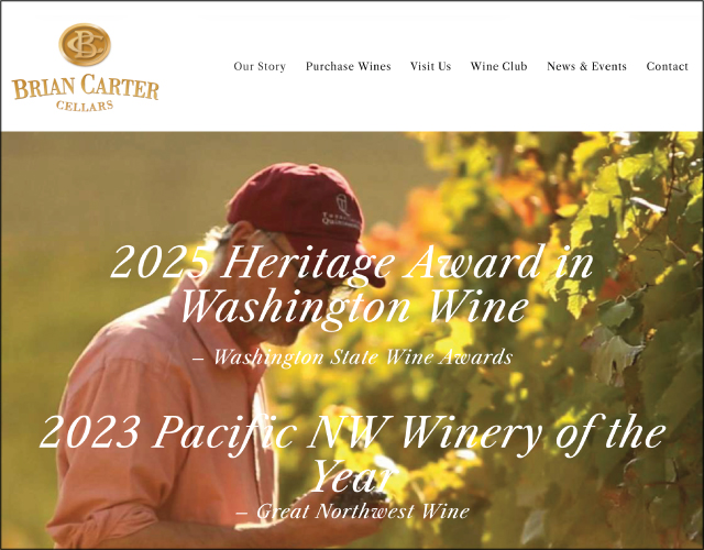 Brian Carter Cellars Website Brian Carter Cellars Website