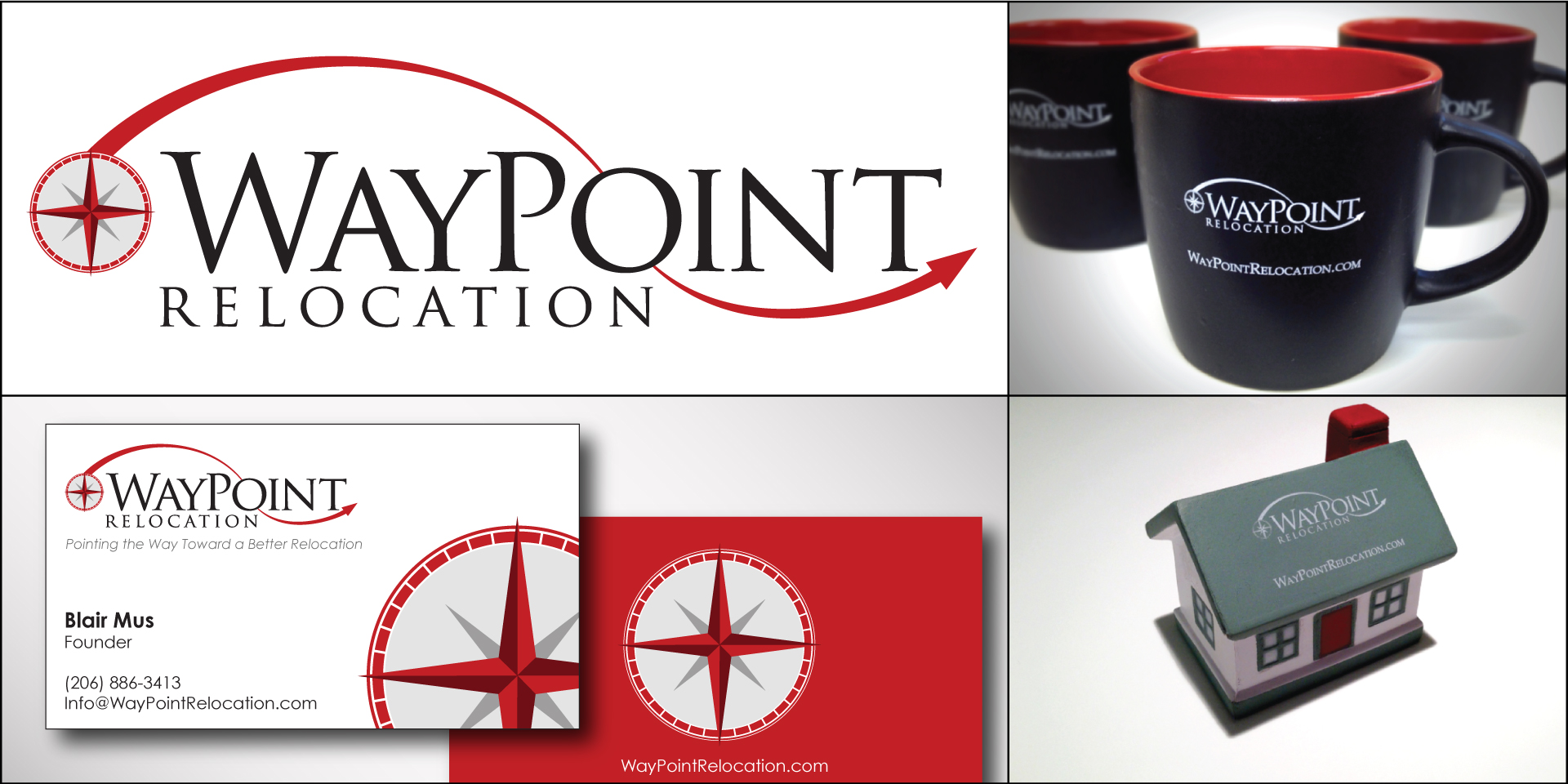 WayPoint Relocation Logo Design by Ontra