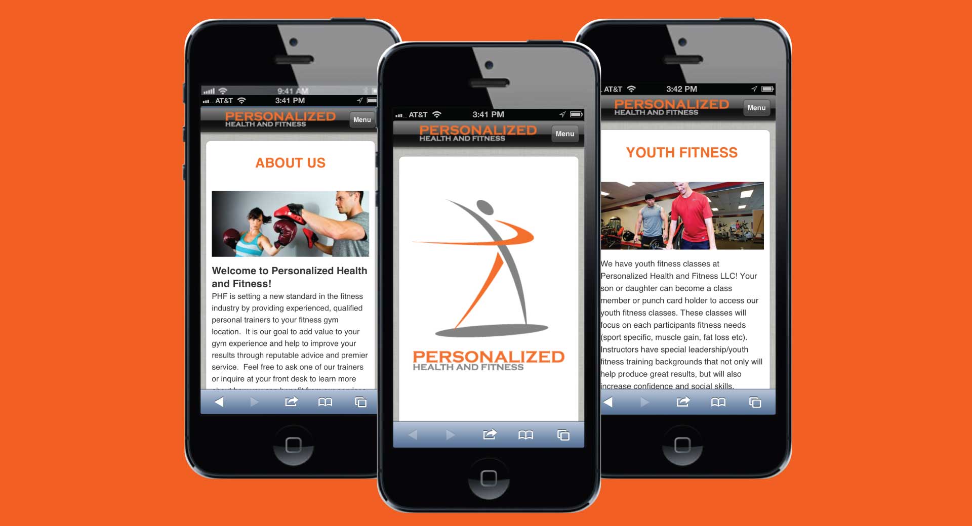 Personalized Health and Fitness Website Design by Ontra Marketing