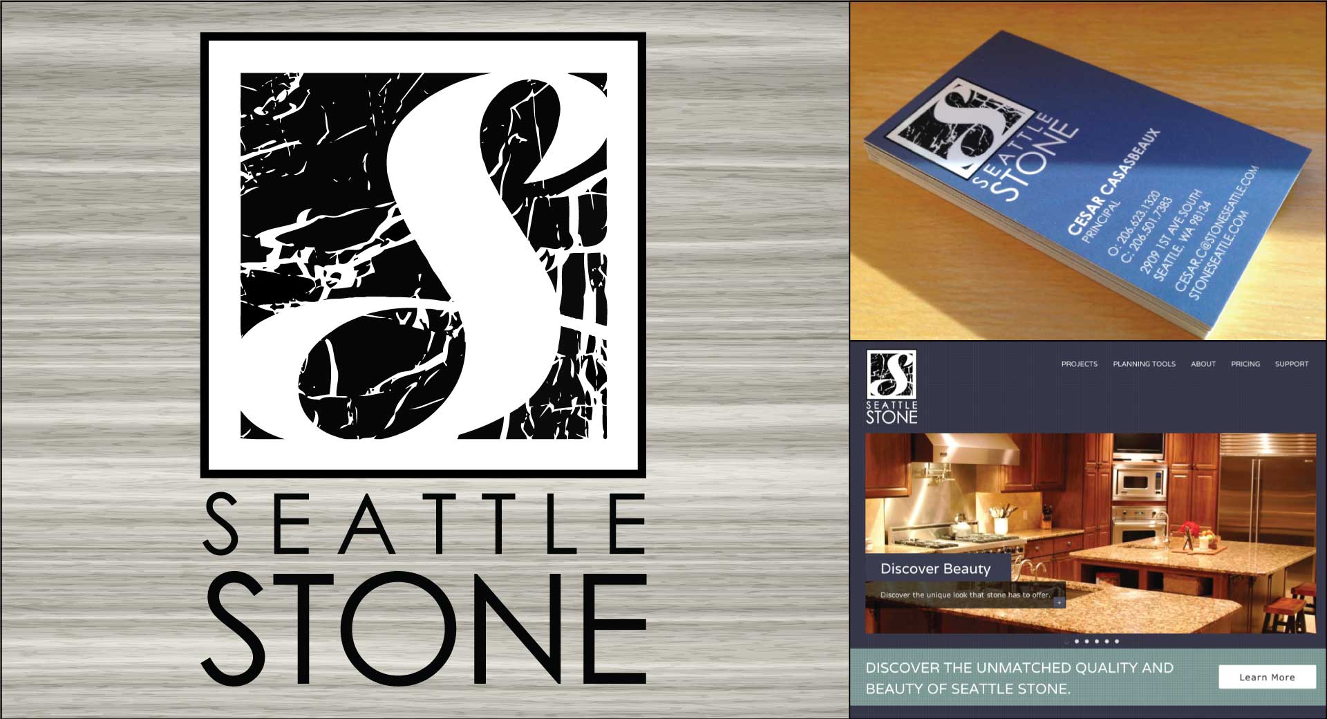 Seattle Stone Logo Design and Branding