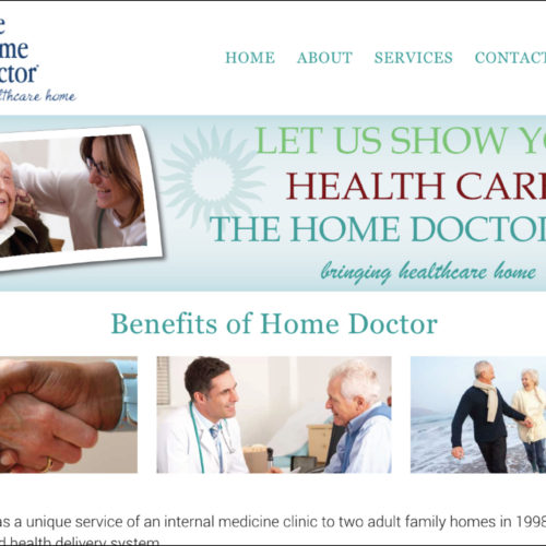 Home Doctor Website designed by Ontra Marketing Group in Woodinville WA