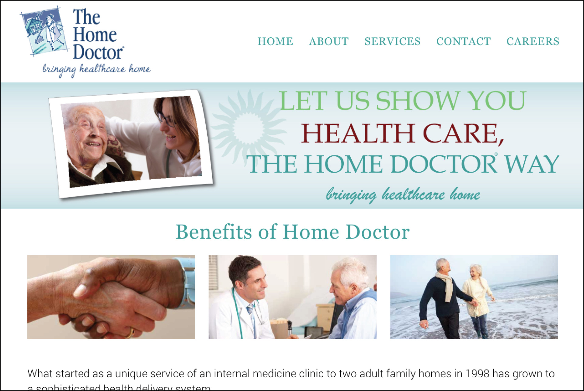 Home Doctor Website designed by Ontra Marketing Group in Woodinville WA