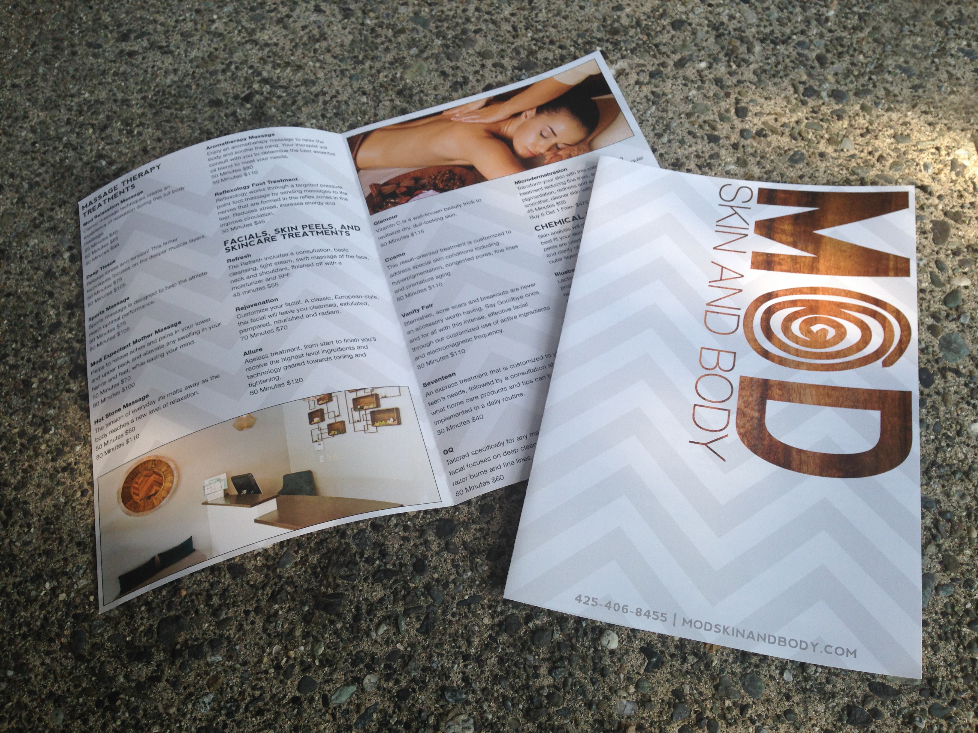 MOD Skin & Body Brochures by Ontra Marketing Group