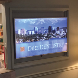 DiRe Dentistry Digital Signage by Ontra Marketing Group
