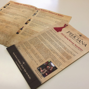 Castillo de Feliciana Booklet designed and printed by Ontra Marketing Group
