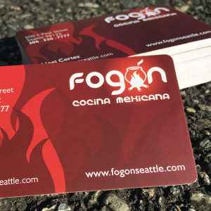 Fogon Restaurant Business Cards