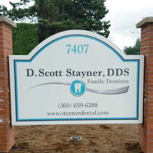 Stayner Dental Business Sign by Ontra Marketing Group