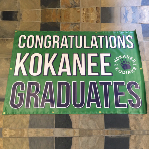 Kokanee Elementary Graduation Banner by Ontra Marketing Group