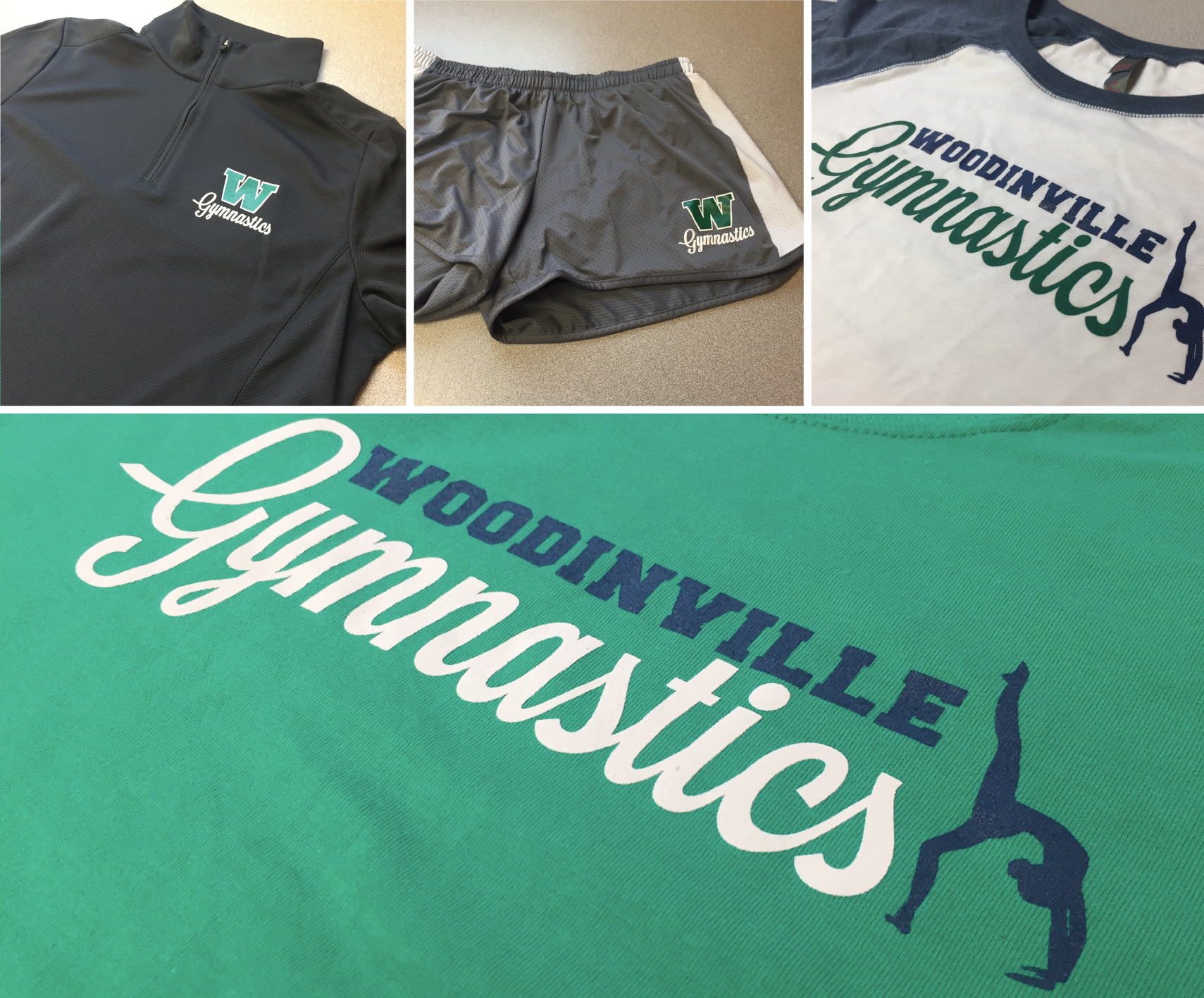 WHS Gymnastics Apparel Shirts Shorts Jersey Screen Printed by Ontra Marketing Group