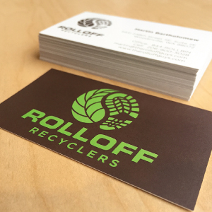 Rolloff Recyclers Business Cards by Ontra Marketing Group