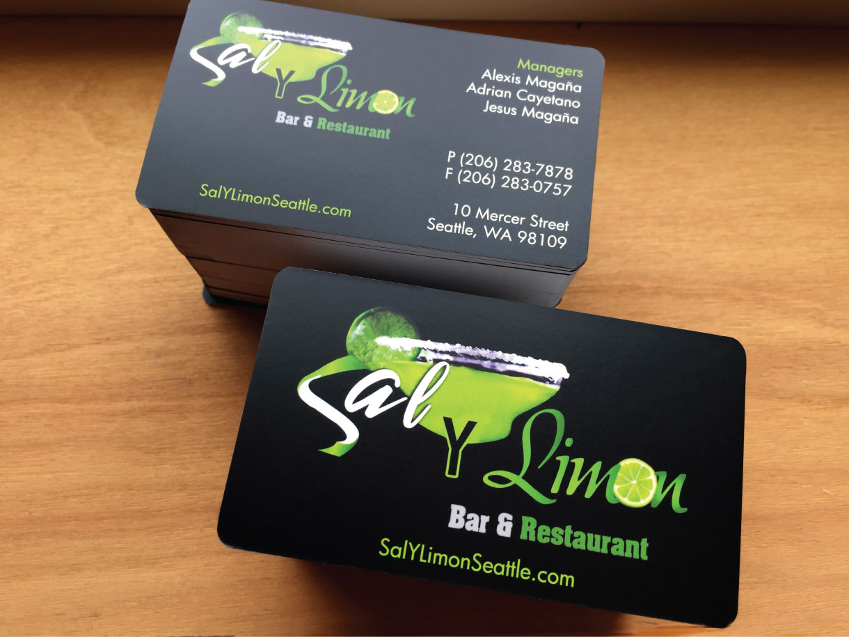 Sal Y Limon Business Cards by Ontra Marketing Group