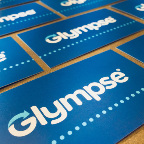 Glympse Business Cards