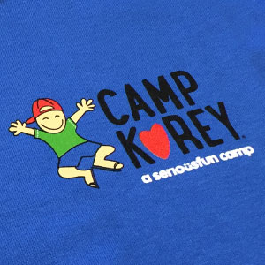 Camp Korey T-Shirt screen printed by Ontra Marketing Group