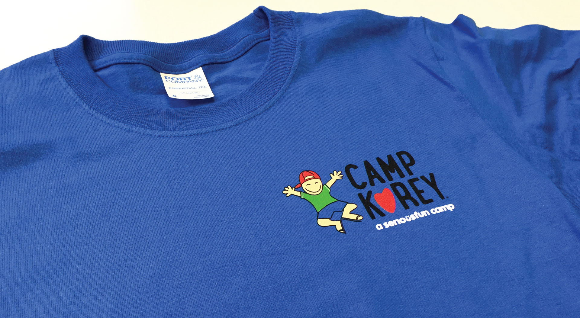 Camp Korey T-Shirt screen printed by Ontra Marketing Group