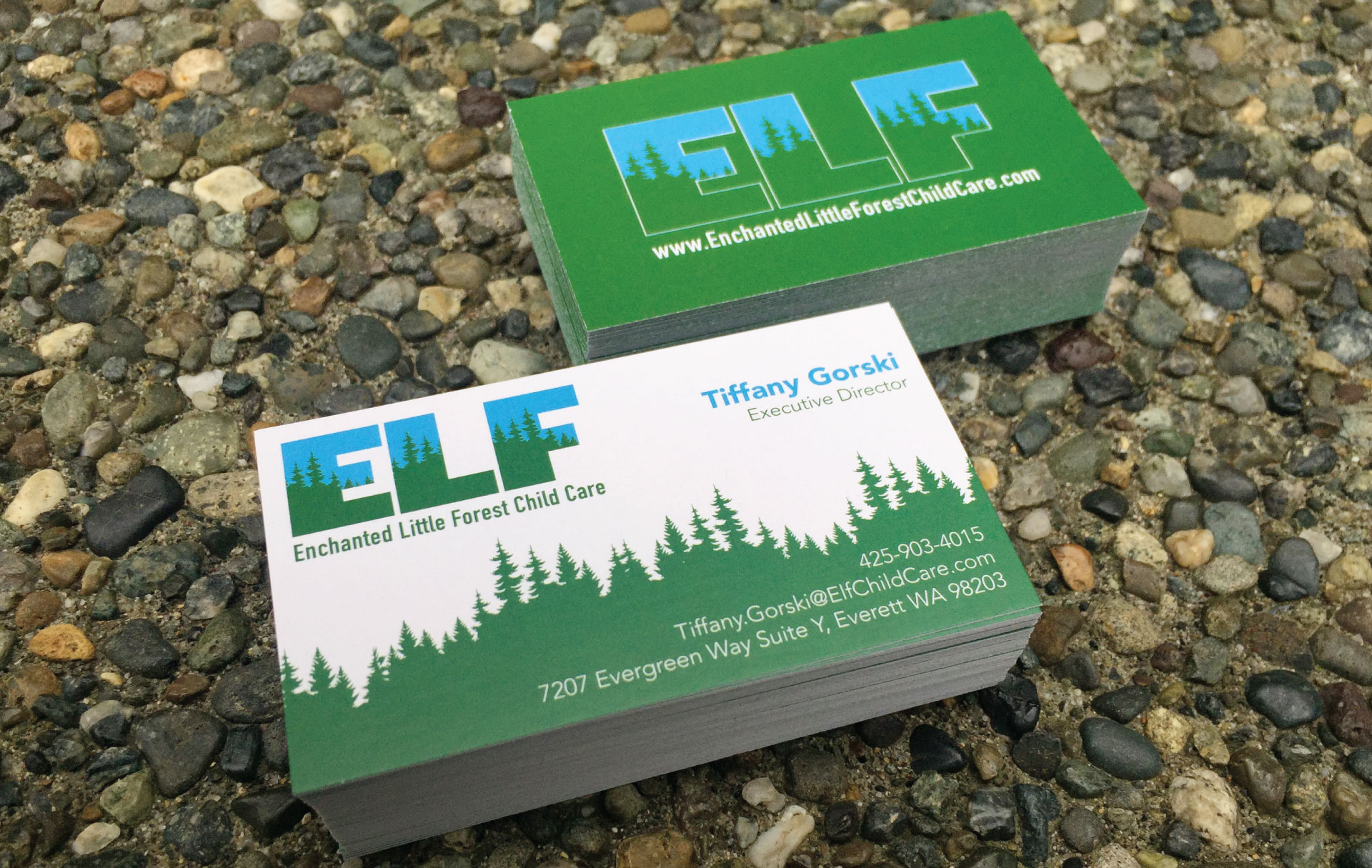 Enchanted Little Forest Childcare Logo designed by Ontra Marketing Group