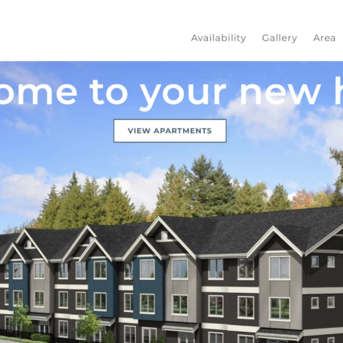 WestHarbor Apartment Website designed by Ontra Marketing Group in Woodinville, WA